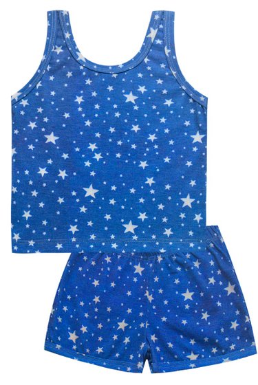 Conjunto Pijama Adulto Estampado Estrelas - Malugui