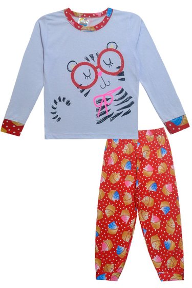 Pijama Infantil Gato Cupcake