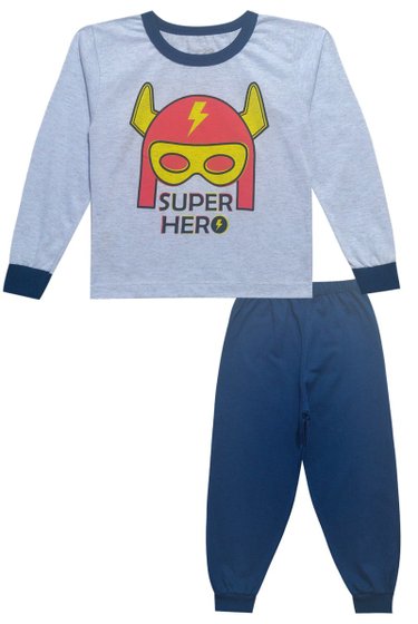Pijama Super Hero Brilha no Escuro 