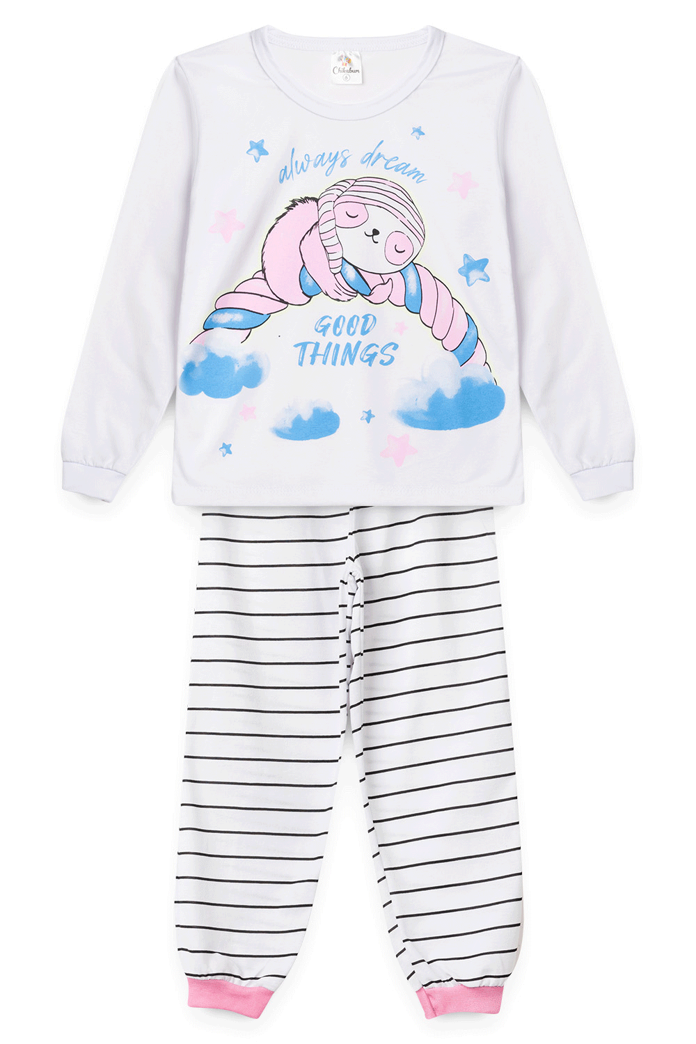 Pijama Infantil Cachorrinho Rosa